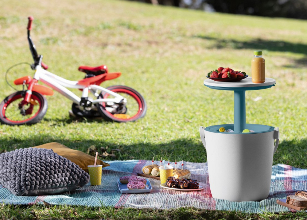 Стіл - бар пластиковий Keter Go Bar, кремовий Київ - фото 5