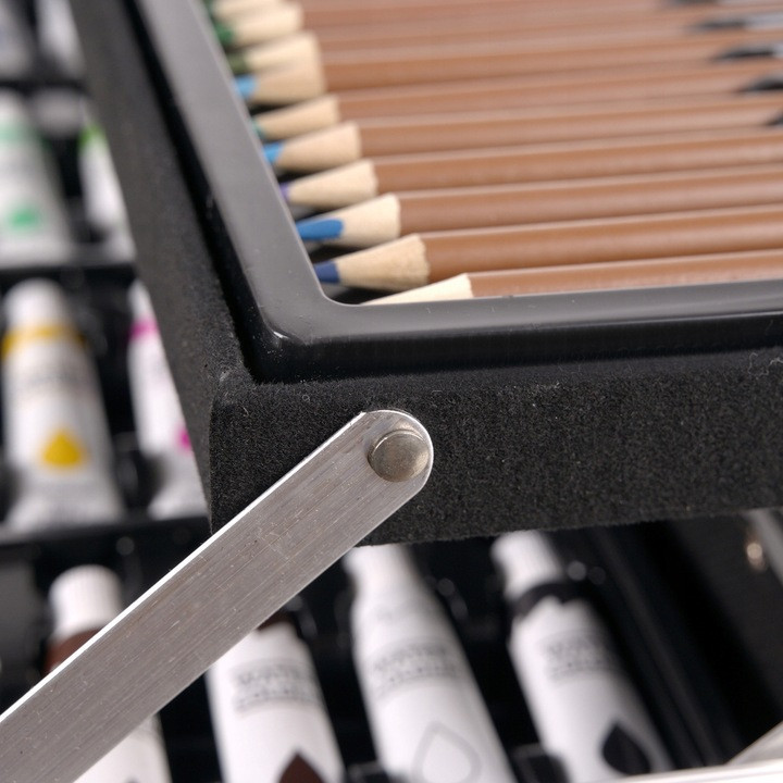 Детский Набор для рисования 145 элементов в деревянном чемодане Maaleo (22768) Нововолынск - изображение 7