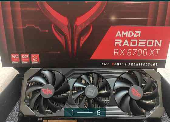 Відеокарта: ігрова RX6700XT RED DEVIL. Київ