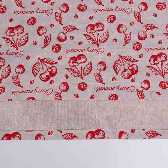 Набор махровых полотенец Вишня 40х60 см 10шт 300г/м2 GM Textile (Красный) Сумы