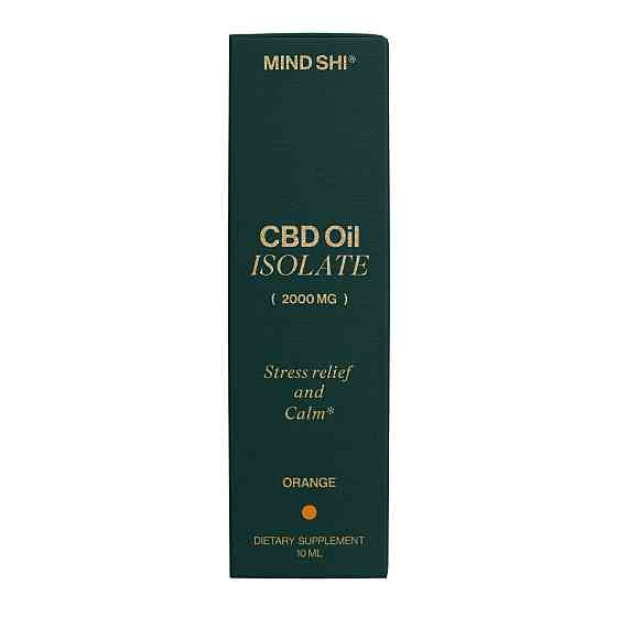 Олія канабідіол CBD Oil Isolate 2000 mg 10 ml апельсин Київ