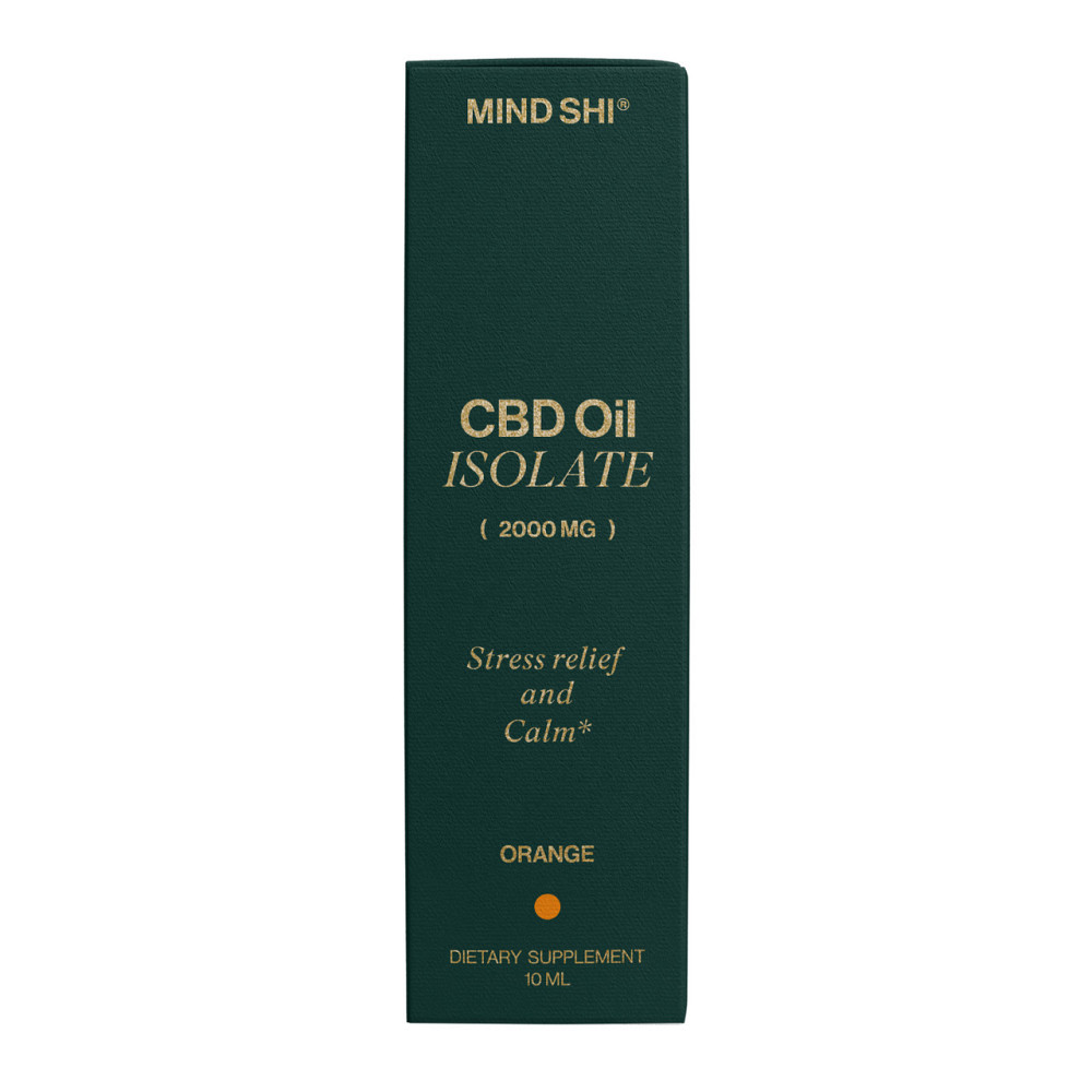 Олія канабідіол CBD Oil Isolate 2000 mg 10 ml апельсин Київ - фото 5