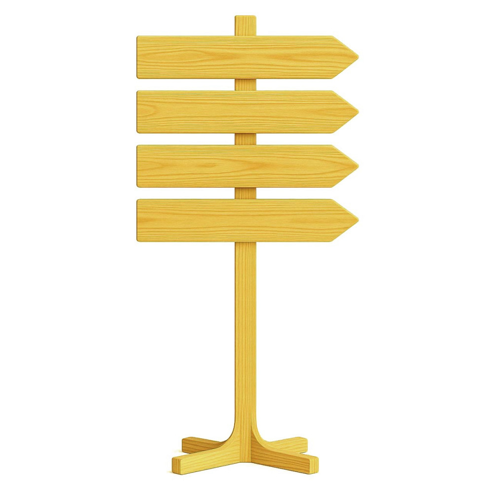 Напольная стрелка-указатель 