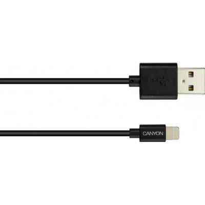 Дата кабель USB 2.0 AM to Lightning 1.0m MFI Black Canyon (CNS-MFICAB01B) Винница