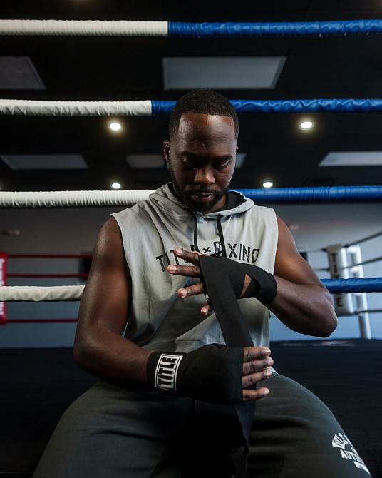 Бинти для боксу TITLE Boxing Mexican Style 180" Black (4.5м.) Кам'янське - фото 3