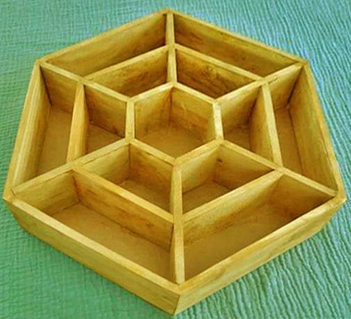 Менажница деревянная 