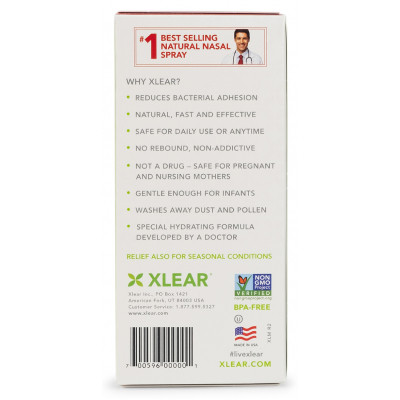 Мінерали Xlear Натуральний сольовий назальний спрей з ксилітом 45 мл (700596100022) Вінниця - фото 5