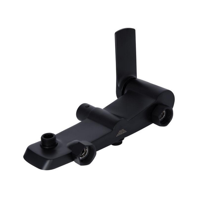 Душевая система для душа из латуни Qtap Slavonice на два потребителя QTSLA110BLM45914 Black Matt Харьков - изображение 10