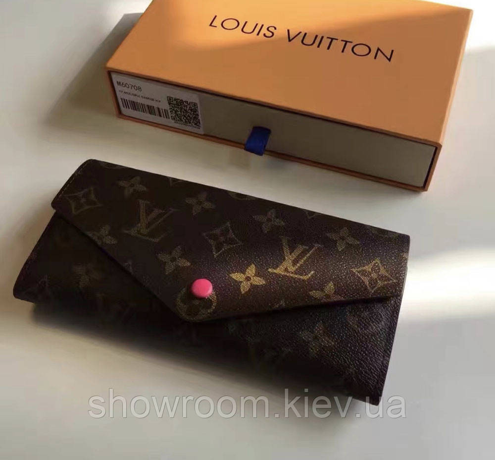 Женский вместительный кошелек LV (60708) Lux Киев - изображение 1