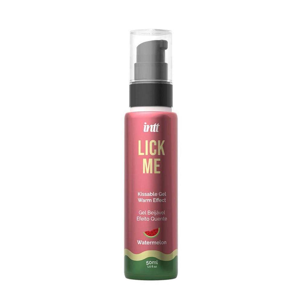 Гель для оральных ласк с согревающим эффектом INTT Lick Me Kissable Gel Watermelon 50 мл Sex Aura Киев - изображение 1