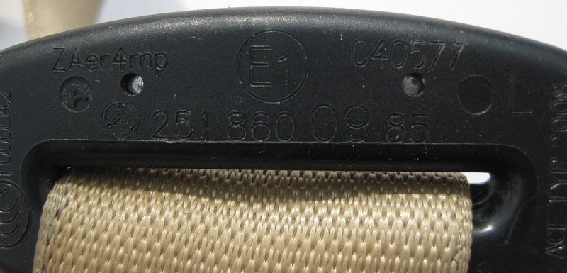 Mercedes-Benz  A2518600985 8K64 Ремінь безпеки передній лівий бежевий W164 X164 W251 Одеса - фото 2