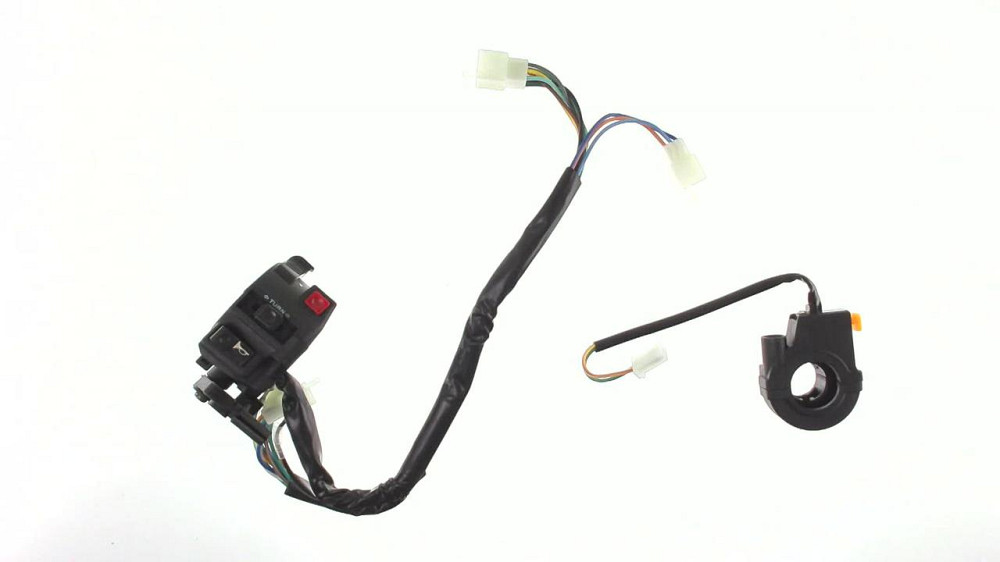 Блоки кнопок керма (пара) мопед Актив (чорні) Мукачево - фото 1