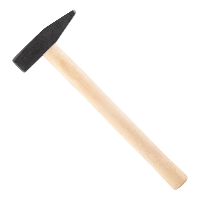 Молоток слюсарний, 500 г, з дерев'яною ручкою NONAME (INTERTOOL) HT-0215 Київ - фото 1