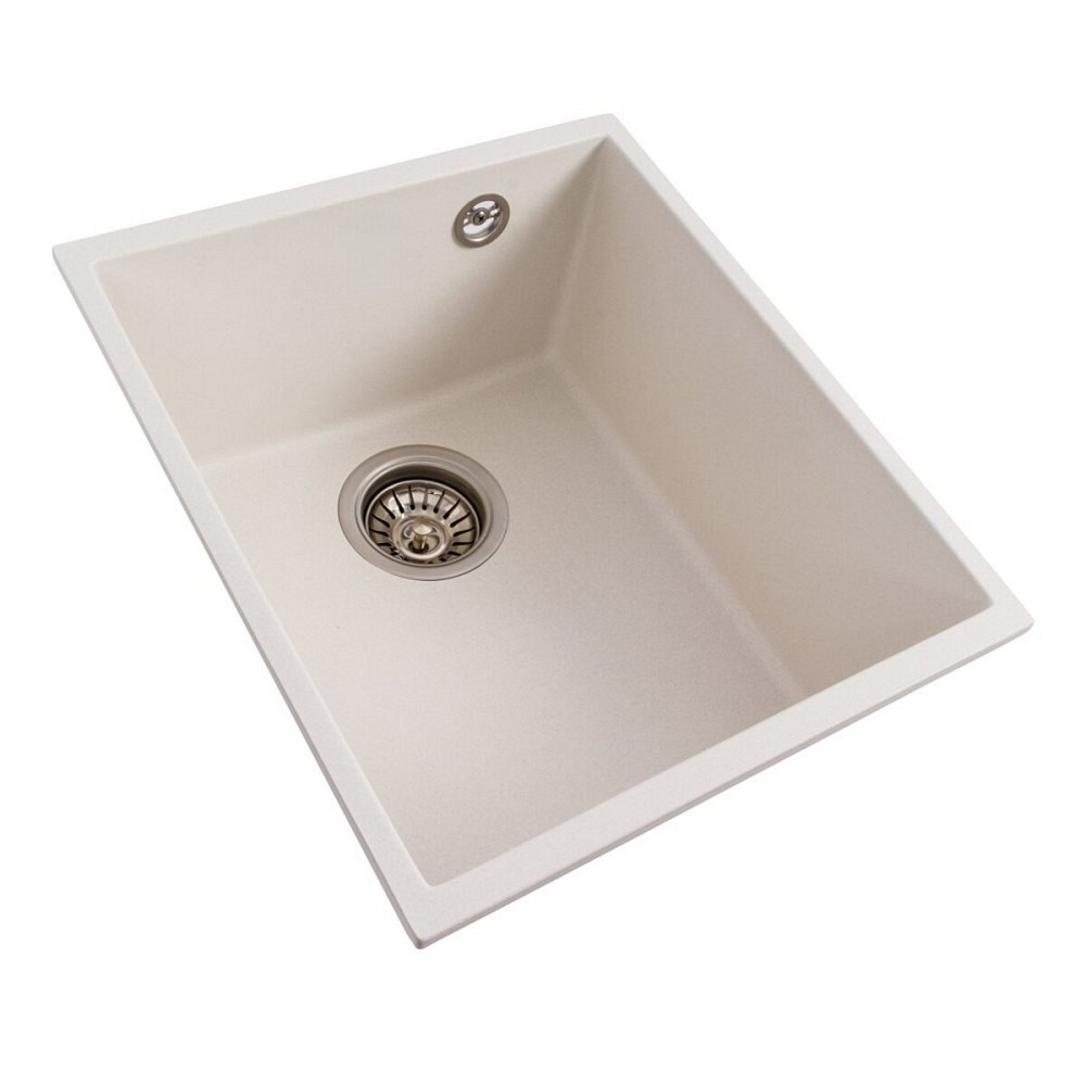 VALESO Гранітна мийка для кухні VALESO ROXY 3744 матова Білосніжна Коломыя - изображение 2