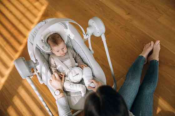 Качели детские FreeON Snuggy, stars light grey Киев