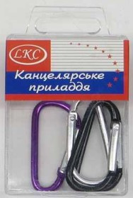 Замок-карабін сталь 