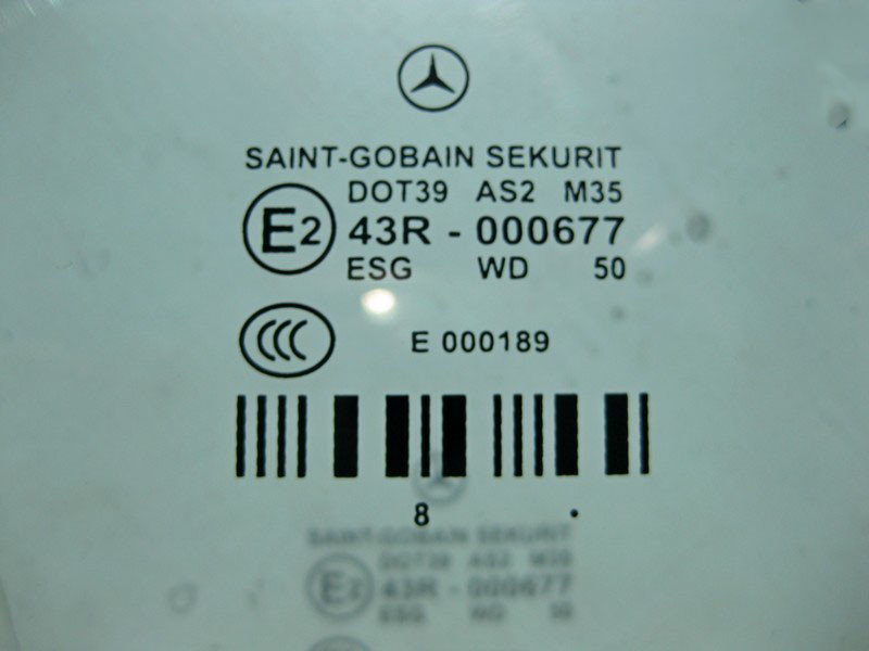 Mercedes-Benz  A2127250810 43R-000677 Скло передніх правих дверей E-Class W212 Одеса - фото 2
