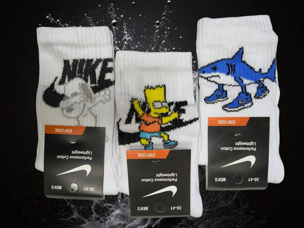 Шкарпетки жіночі високі прикольні. Шкарпетки з бавовни 3 штуки. Колір білий. Розмір 36-41 Київ - фото 6