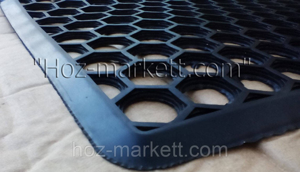 Коврик 60 см х 40 см х 0.5 см резиновый сотами Харьков - изображение 2