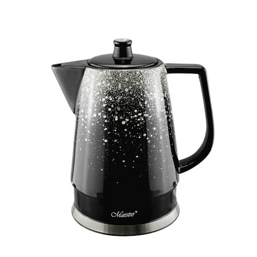 Електрочайник 1,5л кераміка (диск) сріблястий MR-074-SILVER Maestro Житомир