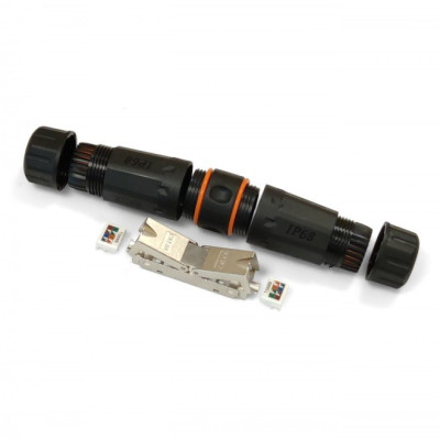 Конектор RJ45 водонепроникний IP68, cat.6A STP Eserver (WT-2611) Вінниця - фото 4