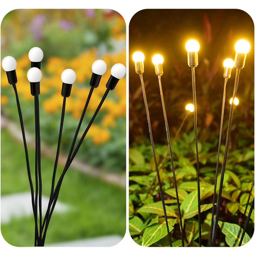 Садовий світильник на сонячній батареї 70см, Тепле світло / Вуличний ліхтар для саду / Газонний ліхтар Київ - фото 7