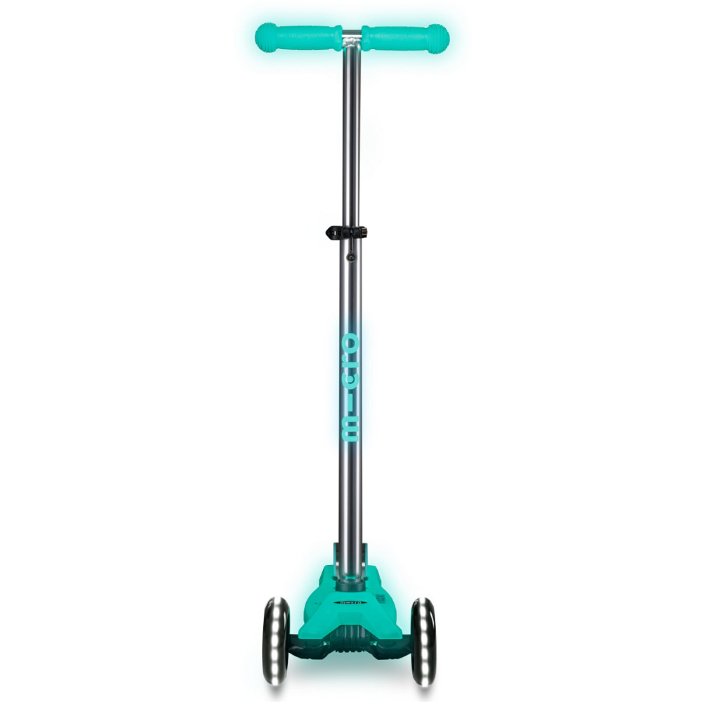 Самокат Micro серії Maxi Deluxe Glow LED – Желейний зелений Дніпро - фото 6