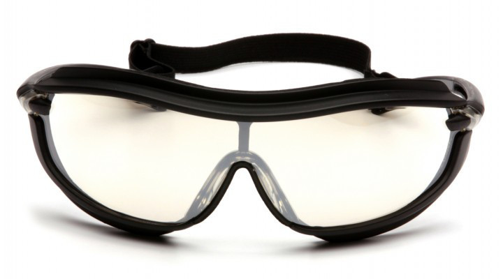 Окуляри захисні з ущільнювачем Pyramex XS3 Plus (indoor/outdoor mirror) Anti-Fog, дзеркальні напівтемні Запоріжжя - фото 2