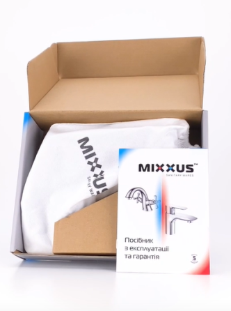 Смеситель для умывальника Mixxus Wilson 001 Graphite (Цвет графит) (MI7126) Черновцы