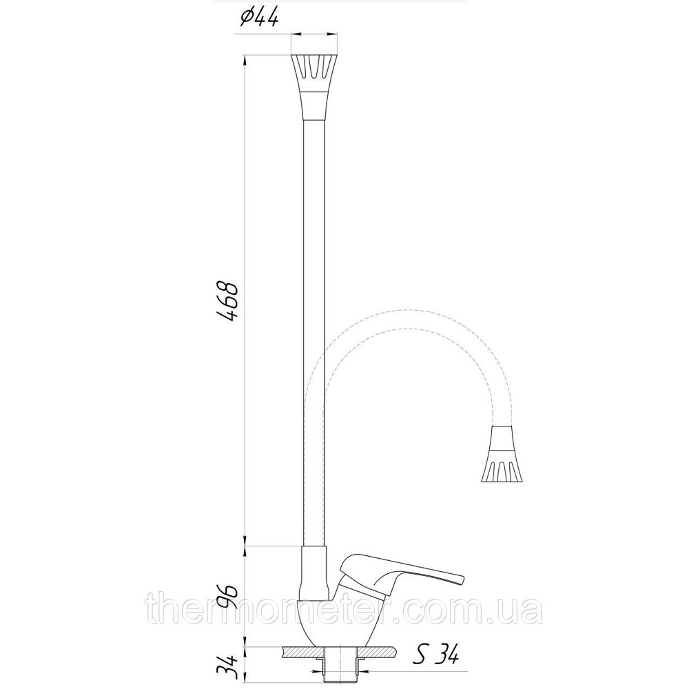 Смеситель для кухни Globus Lux Caprice GLCA-0203SK-G05 Киев - изображение 7