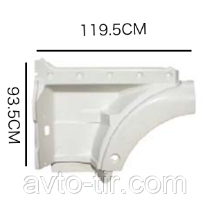 Подножка левая MAN TGX/TGA  81615100331 81615100399 81615100827 81615100401 81615100405 81615100703 Луцк - изображение 1