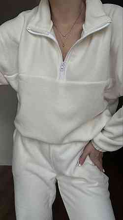 Жіночий теплий прогулянковий костюм двійка: кофта і штани з полар флісу Одеса