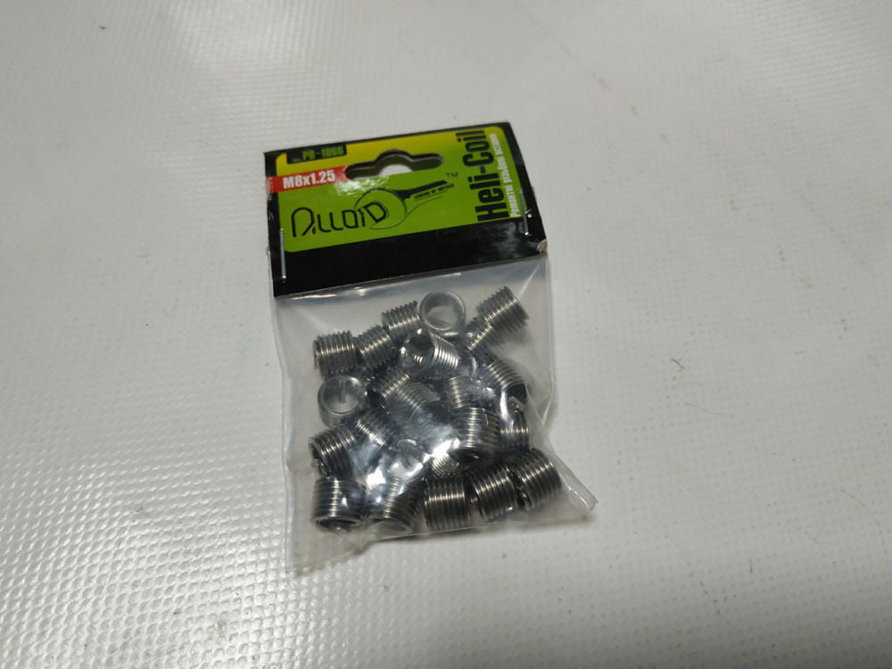 Ремонтні різьбові вставки M8х1,25 25шт. Alloid 1066 Вінниця - фото 2