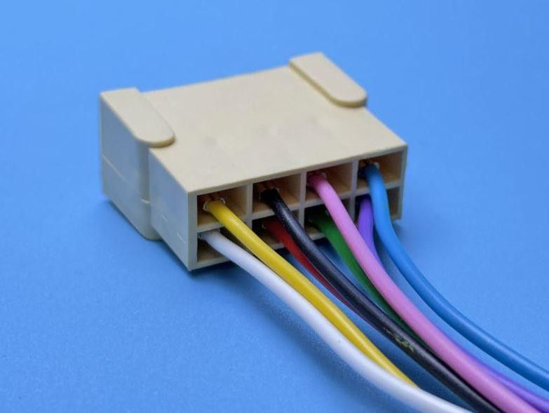 Разъем с проводом ПАПА (внешний)   8 контактов, клемма 6,3мм (пр-во Украина) Харьков - изображение 3