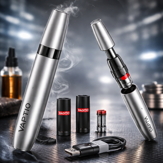 Вейп Мод Бокс Стартовий комплект Vaptio STILO з атомайзером на 2,0 мл, комплект вейпу випарник Київ