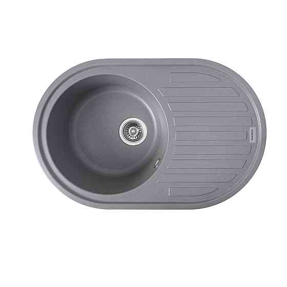 VALESO Гранітна мийка для кухні VALESO LIRA 7750 матова Сірий мусон Киев