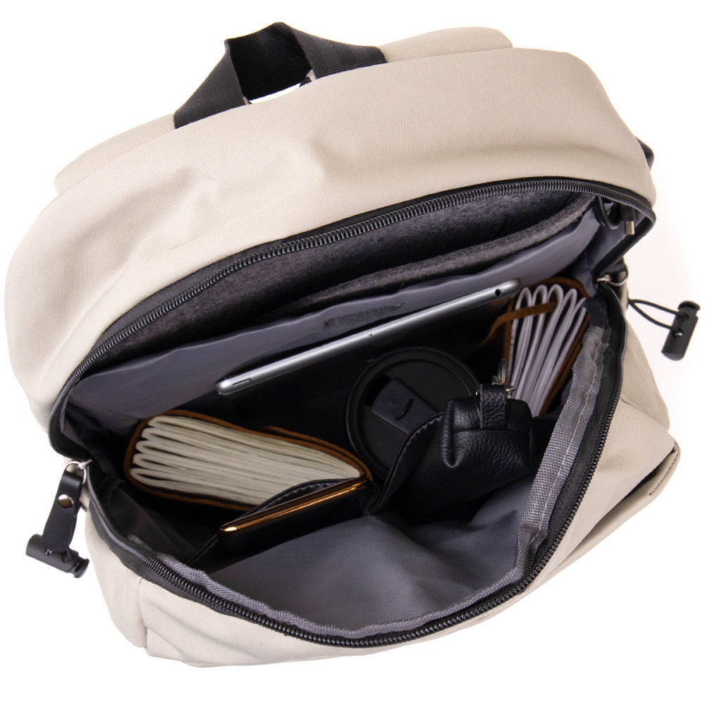 Рюкзак текстильний smart унісекс Vintage 20624 Сірий Київ - фото 3