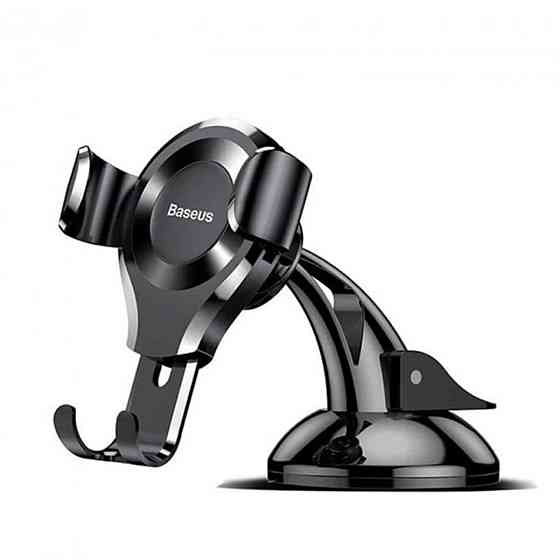 Тримач для мобiльного Baseus Osculum Type Gravity Car Mount Black Київ