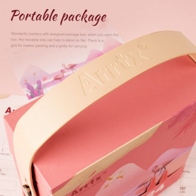 Художній маркер Arrtx Спиртові Alp ASM-02RD 24 кольори Червоні відтінки (LC302253) Вінниця - фото 4