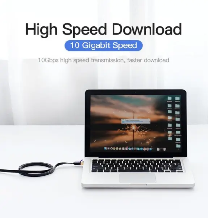 Плоский мережевий кабель Vention Cat.7, 1.5 м, чорний Київ