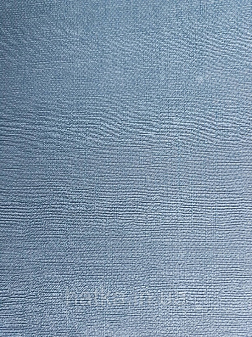 Шпалери вінілові Lutece Bensimon однотонні синьо бірюзові структурні під тканину дрібна точка Київ - фото 2