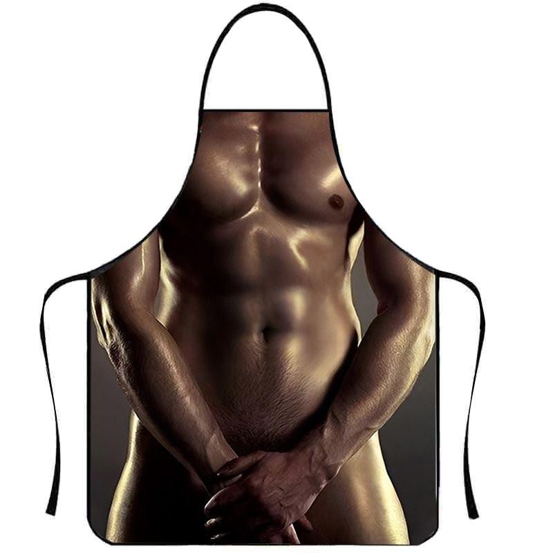 Фартук с приколом мужской торс реалистичный фотопринт стильный подарок Киев - изображение 2