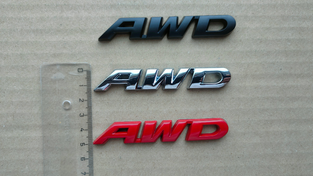 Наклейка на авто Awd Металева не іржавіє Київ - фото 4