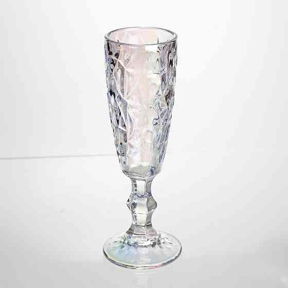 Набір келихів для шампанського 6 штук 160 мл подарункові келихи для шампанського на ніжці фужери для ігристих вин HP-19-172 Київ