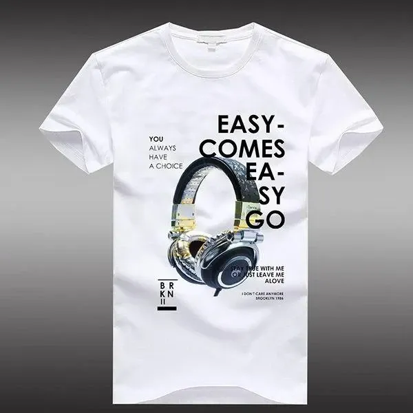 Футболка мужская с принтом 44 Белая 2634326317 Днепр - изображение 1