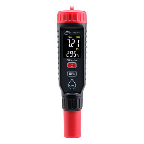 Измеритель кислотности и температуры (pH-метр) цв дисплей, 0-14 pH (+/-0,05%)  BENETECH GM769 Чернигов - изображение 1