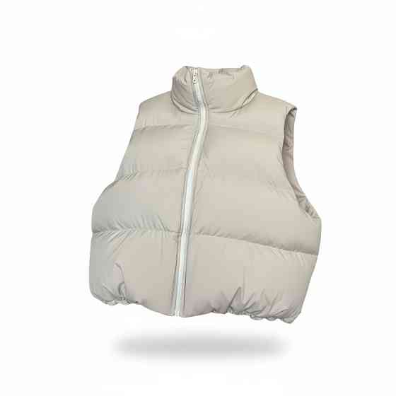 Жилетка чорна жіноча укорочена Бежевий 50/52 Харків