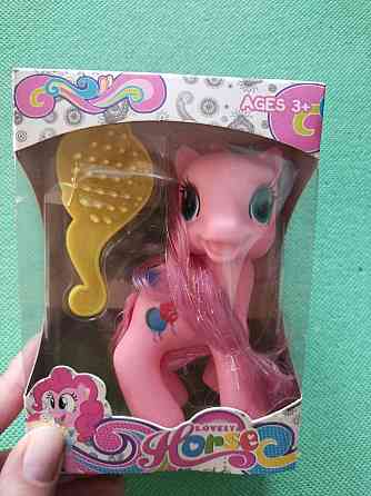 Іграшка рожевий єдиноріг з гребінцем, розмір 11*5см Київ