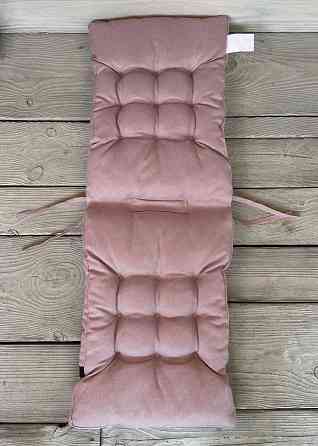 Подушка для стільців (40x120х4 см) подвійна Decorator Мальмо колір пудровий 84-170 Київ