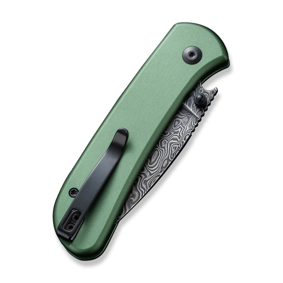 Нож складной Civvi Qubit Green Aluminum C22030E-DS1 Ровно - изображение 15